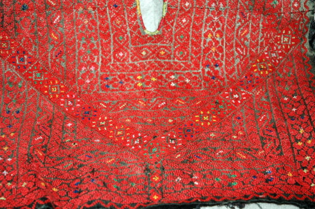 Antique FineNeedle Point Men's Yoke Collar