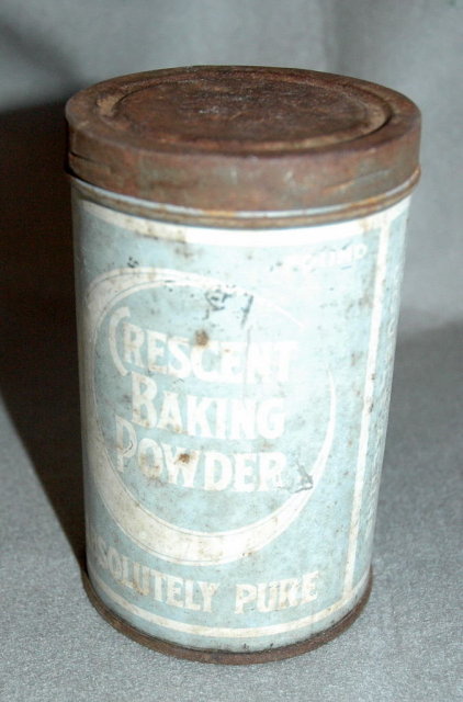 Antique Cresent Baking Powder Can