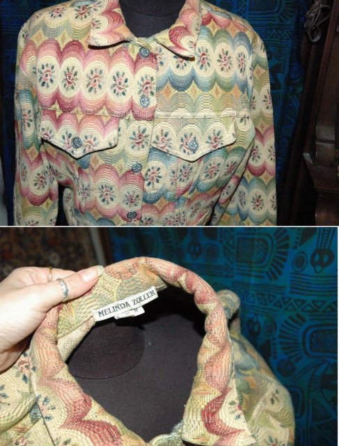 Melinda Zollar Western Flair Tapestry Jacket M **PRICE REDUCTION! ***