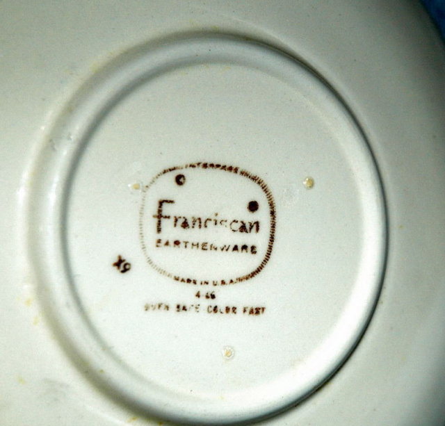 DesertRose Franciscan Earthenware Cups Saucers