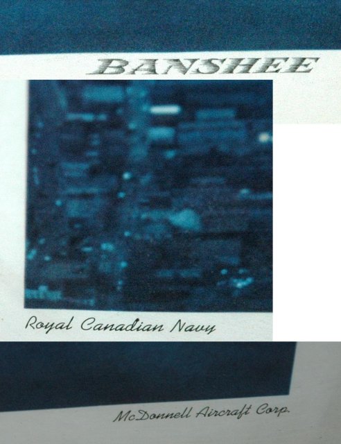 Royal Canadian Navy Banshee, McDonald Aircraft