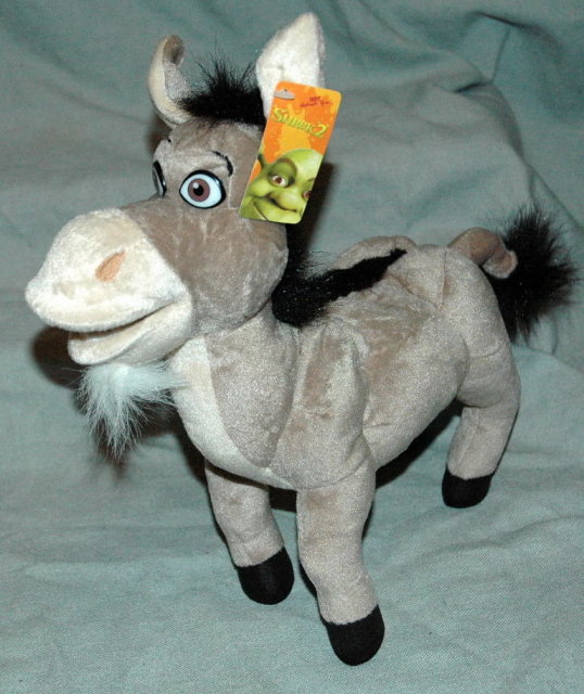 Plush Donkey From Shrek 2 NWT 12