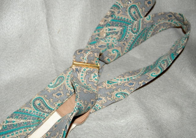 Trafalgar Paisley Silk Suspenders Braces