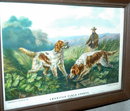 Small Currier & Ives American Field Sports Hunting Dog Scene Print
