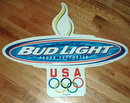 Bud Light 2001 Olympics Metal Sign
