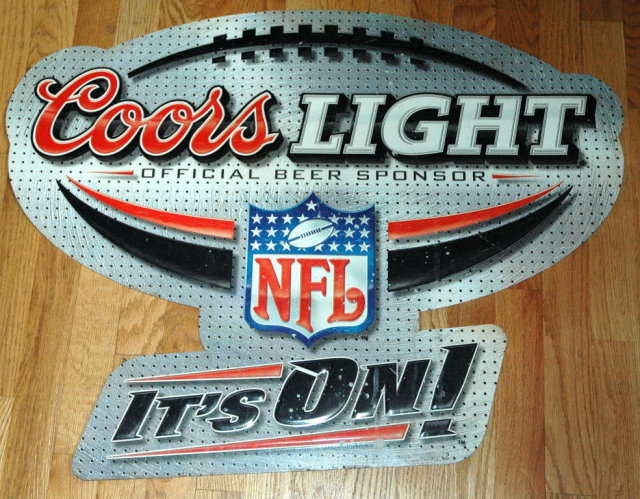 Coors Light Offical Beer Sponsor NFL
