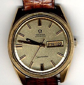 Omega Seamaster Automatic Swiss Watch 14K GF