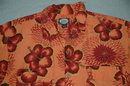 Orange & Hibiscus Hawaiian Shirt, Tommy Bahama ** PRICE REDUCED! **