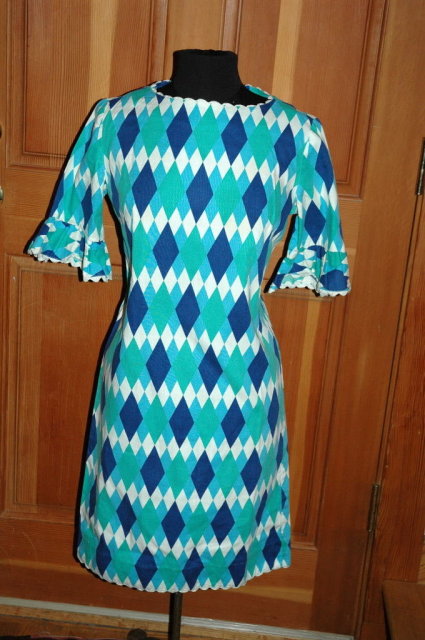 The Ugliest Vintage Reto Mod Hawaiian Made Dress I have ever seen!