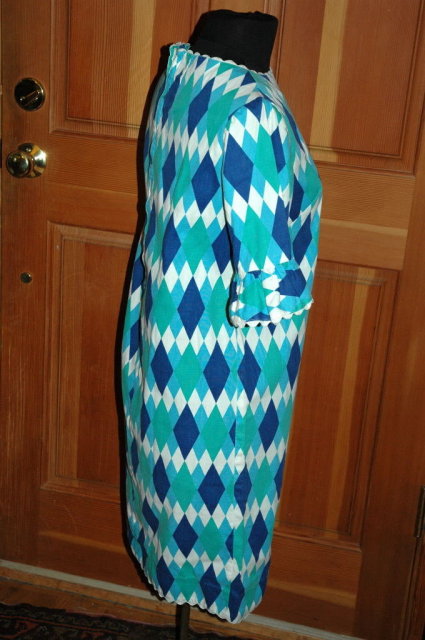 The Ugliest Vintage Reto Mod Hawaiian Made Dress I have ever seen!