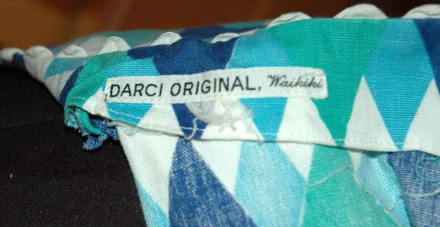 The Ugliest Vintage Reto Mod Hawaiian Made Dress I have ever seen!
