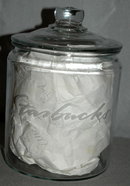 Starbucks Glass Coffee Canister Storage Jar