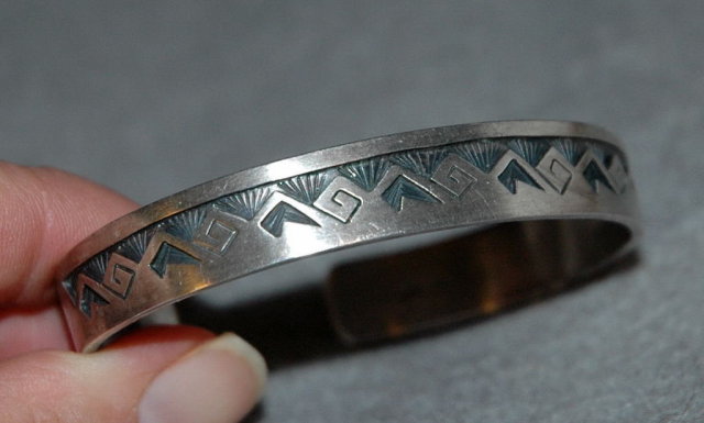 Handcrafted Sterling Overlay Bracelet