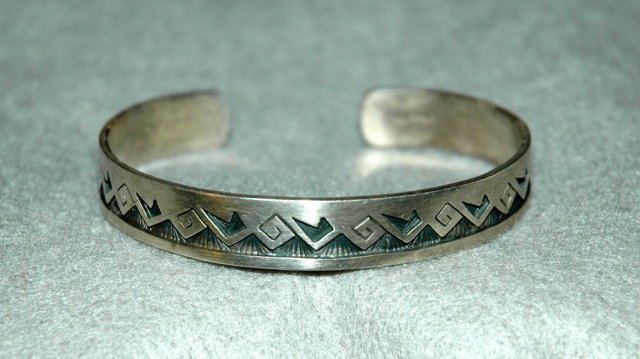 Handcrafted Sterling Overlay Bracelet