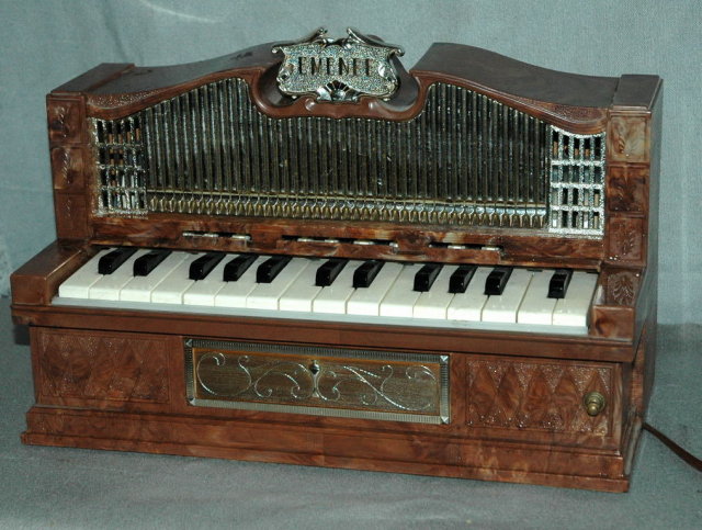 Vintage Emenee Toy Electic Pipe Organ