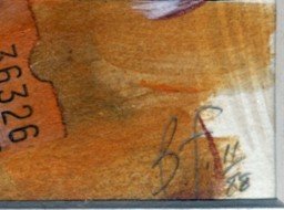 Sumo Wrestlers Oil Painting & Mixed Media