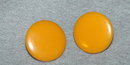 Butterscotch Bakelite Disc Clip On Earrings