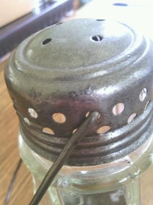 ANTIQUE PERKO WONDER JUNIORS TIN GLASS KEROSENE ICE SKATERS SKATING LAMP LANTERN