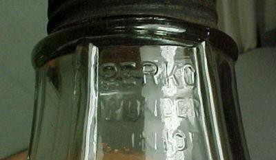 ANTIQUE PERKO WONDER JUNIORS TIN GLASS KEROSENE ICE SKATERS SKATING LAMP LANTERN