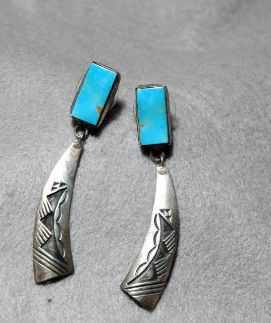 Handcrafted Turquoise Sterling Silver Overlay