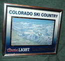 Coors Light Colorado Ski Country Sign