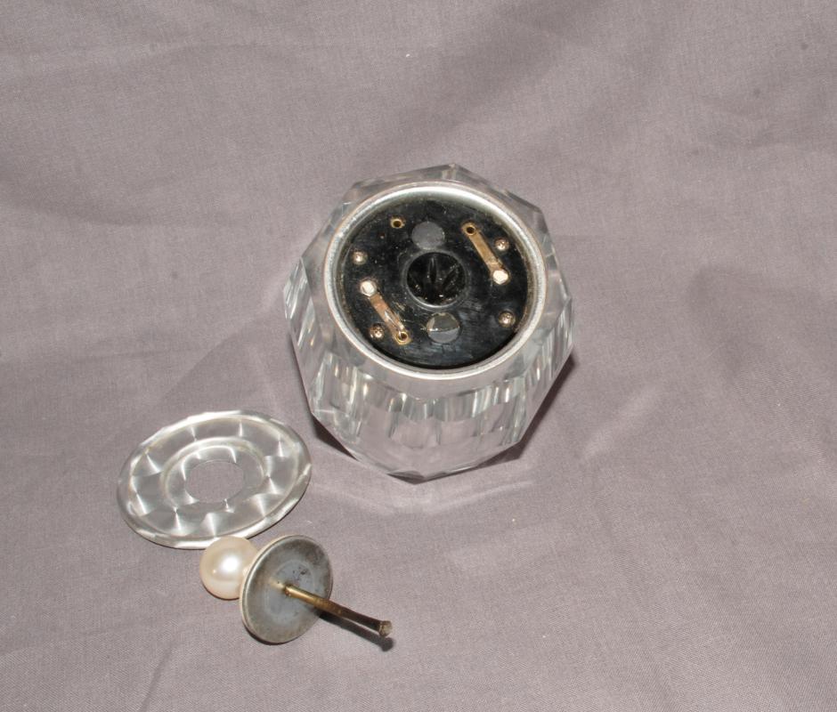 Crystal Electric Table or Desk Top Lighter Korex Electro Inst-A-Match
