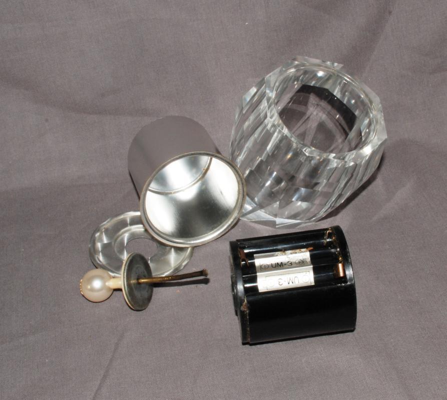 Crystal Electric Table or Desk Top Lighter Korex Electro Inst-A-Match