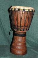 Handcrafted Carved African Djembe Drum * PRICE REDUCED !**