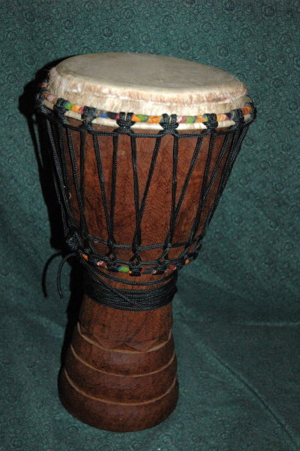 Handcrafted Carved African Djembe Drum * PRICE REDUCED !**
