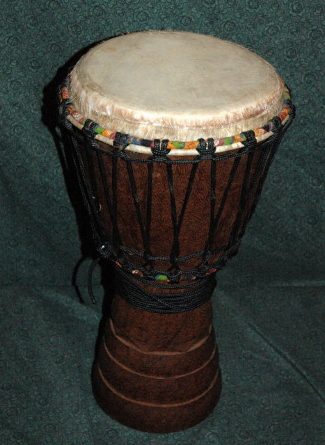 Handcrafted Carved African Djembe Drum * PRICE REDUCED !**