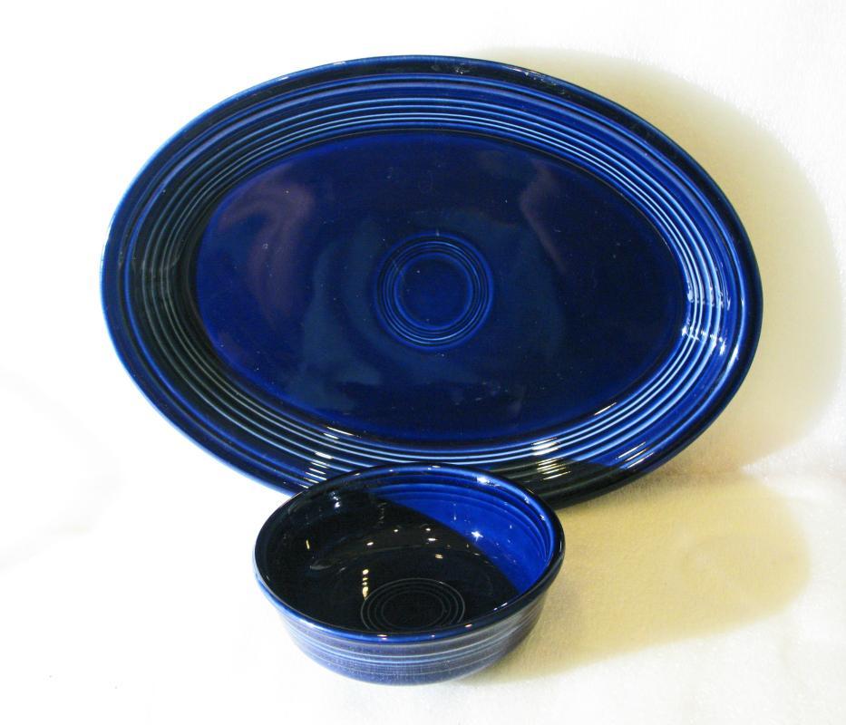 Fiesta Oval Platter Cobalt Blue 13