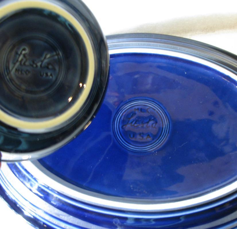 Fiesta Oval Platter Cobalt Blue 13