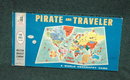 1960 Pirate and Traveler Game Melton Bradley #4563 A World Georgraphy Game