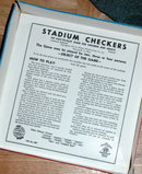 1952 Stadium Checkers Game