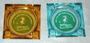 2 Vintage Glass TraveLodge Ashtrays -***PRICE REDUCTION!***