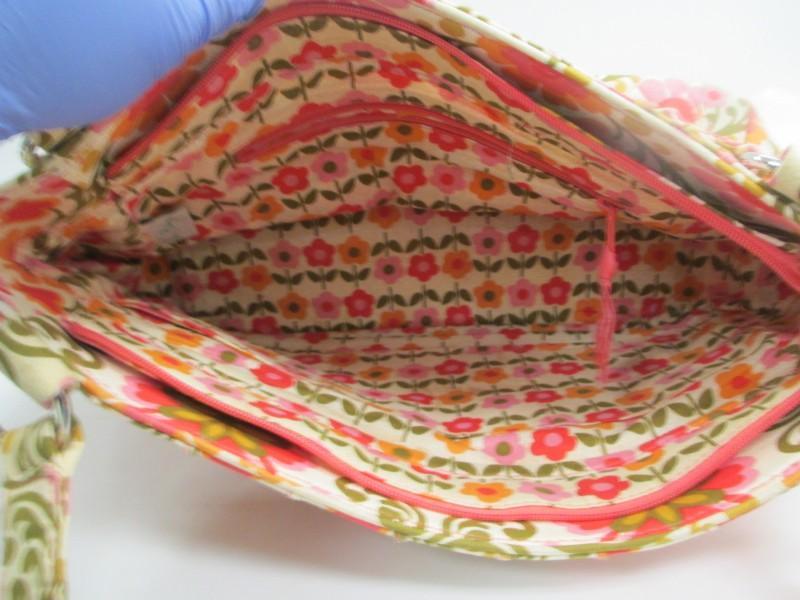Vera Bradley Folkloric Zip Top East West Hand Bag Purse