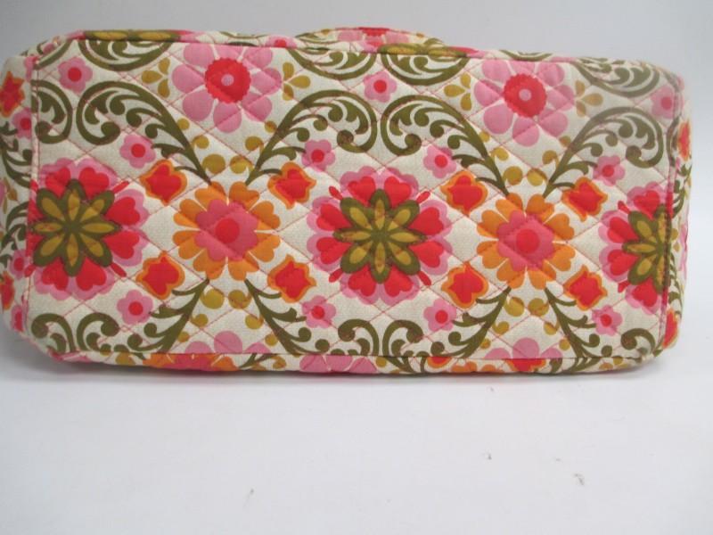Vera Bradley Folkloric Zip Top East West Hand Bag Purse