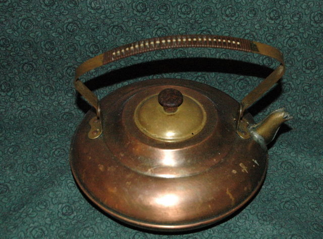 Copper Brass Tea Kettle Made in Holland