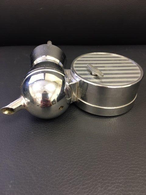 Chrome Wine or Spirits Musical Music Box Pouring Spout