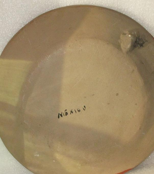 Tonala Burnished Bruñido Pottery Plate with Quail 9