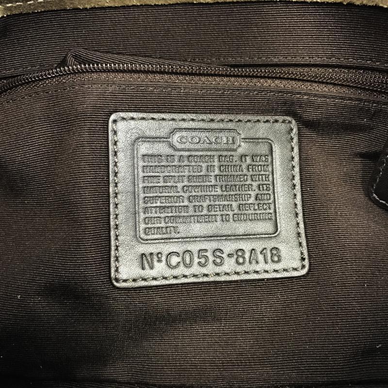 Coach Camel Suede Soho Flap Purse