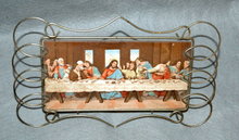 Last Supper Print Mounted on Ceramic Tile in