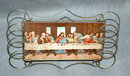 Last Supper Print Mounted on Ceramic Tile in