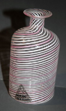 Italian Murano Glass Bottle Ferro & Lazzerini **PRICE REDUCTION! ***