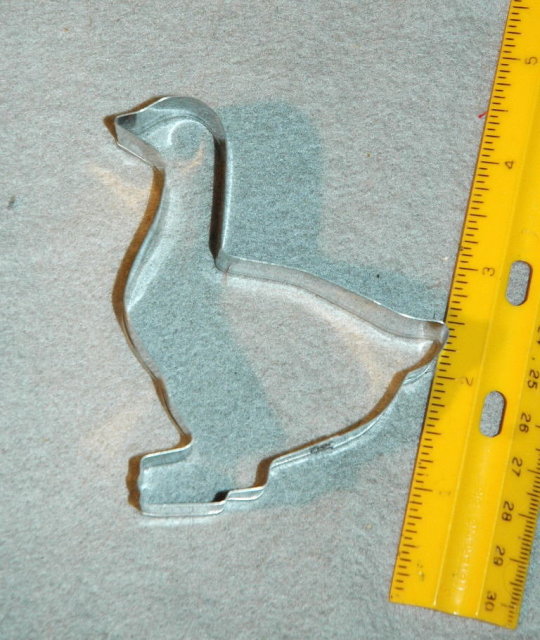 Duck Cookie Cutter 3 3/4