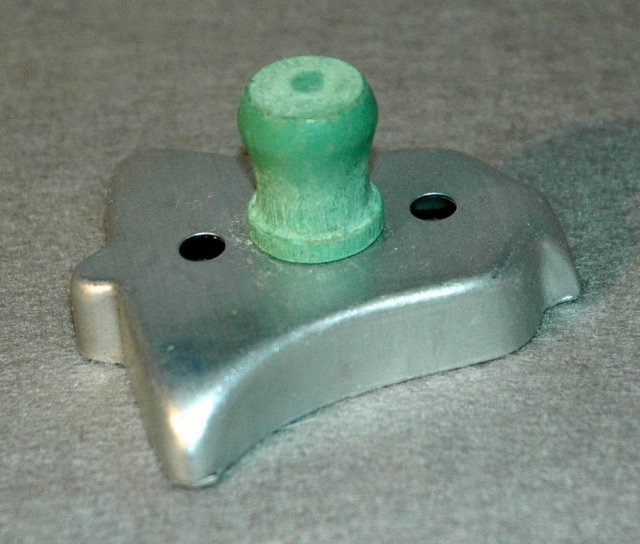 Vintage Bell Aluminum Cookie Cutter with Green Handle