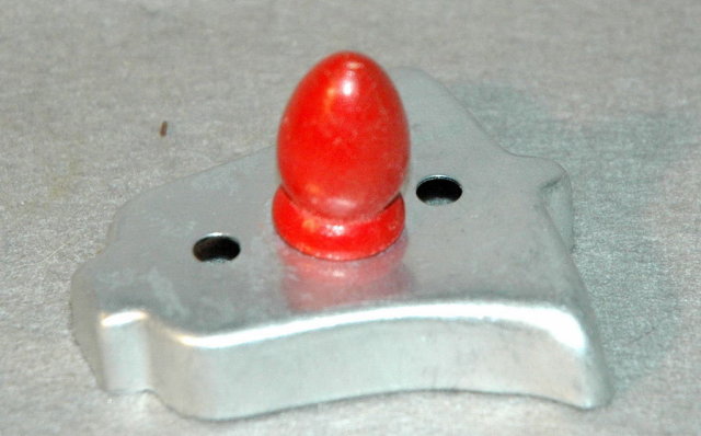 Vintage Bell Aluminum Cookie Cutter with RED Handle