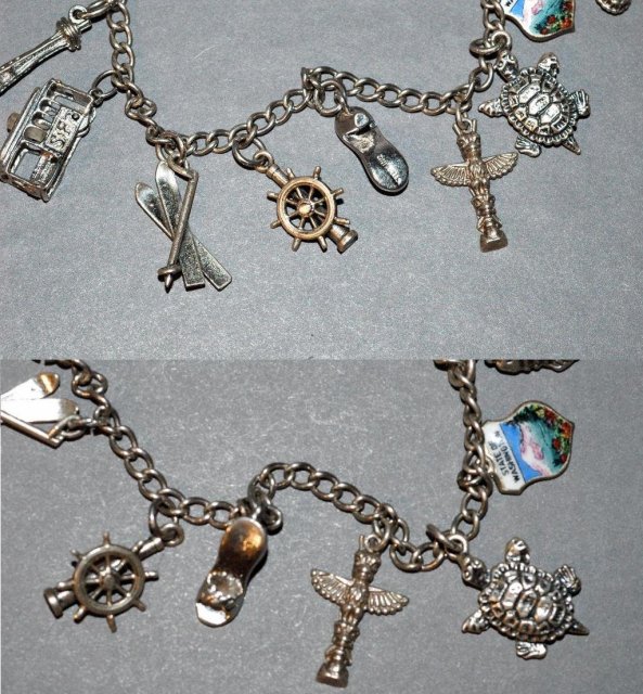 Charm Bracelet Seattle Theme & other Charms