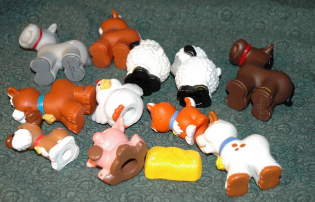 Fisher Price Farm Animal 12 pc Lot