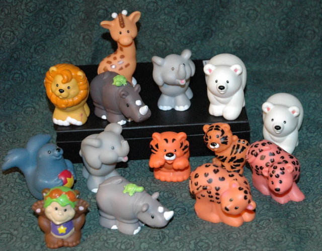 Fisher Price Little People 14 pc Lot Animals